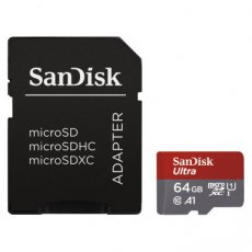 SanDisk MicroSDXC Ultra 64GB 100MB/s C10-UHSI-A1